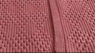 बहुत सुन्दर और आसान स्वेटर डिज़ाइन very easy and beautiful knitting pattern