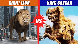 Giant Lion vs King Caesar | SPORE