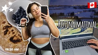 Morning Routine living in Canada ✨ a morning with me, -20ºC, healthy food, gym, etc