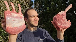 how to grill veal and tomahawk !! | grilled tomahawk and veal | WILDERNESS GRILLING