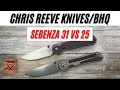 Chris Reeve Knives Sebenza 31 VS 25 BladeHQ Exclusives Pocketknife. Fablades Full Review