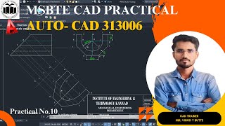 CAD 313006 Practical 10 Drawing any two problems on Auxiliary views.