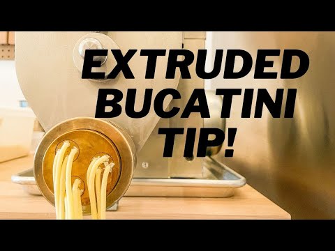 Easy trick to extrude FRESH BUCATINI!