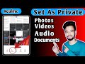 How To Set As Private Photo Video On Realme Phone ? Realme Private Safe