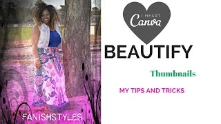 How to create eye catching thumbnails tutorial using Canva, Pixlr,and Ribbet
