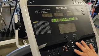 Precor Treadmill or Elliptical Manager Mode