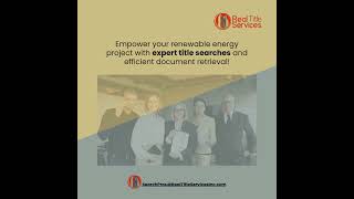 Power Your Renewable Energy Vision with Real Title Services