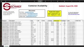 Filtering our Excel based Stock Available Files