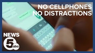 Akron Public Schools to lock up more phones next school year