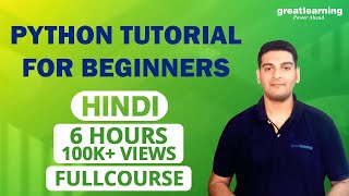 Python Tutorial for Beginners in Hindi | Python Hindi Full Course | Python Tutorial | Great Learning