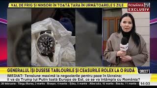 Două mii de tablouri si ceasuri Rolex găsite la verisoara generalului Zisu