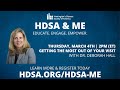 HDSA & Me:  Getting the Most out of Your Visit