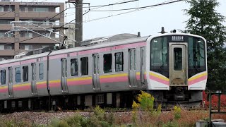 E129系A16+B13編成 信越本線上り普通434M 内野→新潟→長岡【4K】