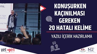 Konuşurken Kaçınılması Gereken 20 Kelime #9