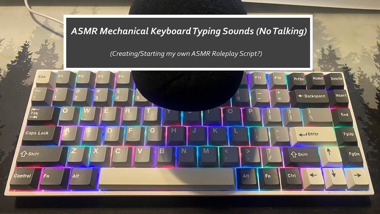 Asmr Keyboard Typing Sounds No Talking Youtube
