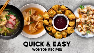 Super Quick & SUPER EASY Wonton Recipes | Marion’s Kitchen
