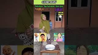 Game sebutkan Tiga Karakter Upin Ipin #shorts #gameseru #challenge @BocahkomplekTCM