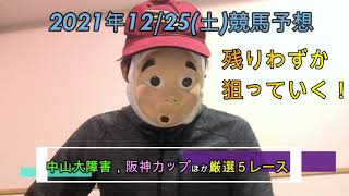 2021/12/25土曜競馬予想（完全版）中山大障害、阪神カップほかbyMr.おじさん