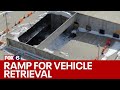 Bayshore parking garage collapse, ramp construction for vehicle retrieval | FOX6 News Milwaukee