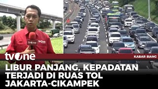 Ribuan Kendaraan Memadati Ruas Tol Jakarta-Cikampek | Kabar Siang tvOne