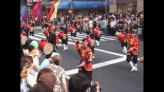 琉球國祭り太鼓　2002新宿エイサーまつり　1/6「ワイド節」