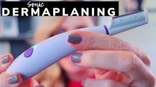 Sonic Dermaplane tool...Worth it? At-Home peach fuzz removal+exfoliation! Penn Smith Skincare