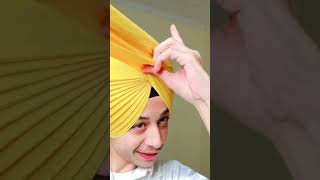 Amritsar shahi pagg easy way ❣️❣️ || #dastar #sardari #shorts #shortvideo #youtubeshorts .