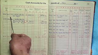 CASH BOOK-A ZIAH LUH DAN (Cash Book Entry). A la hre lote tan.