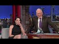 aubrey plaza is a wild ride david letterman