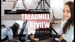 XTREADMILLLUXE 2 in 1 Walking Running Treadmill Review | UNDER $400