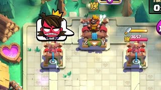 Making my opponent *rage* in Clash Royale