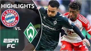 🚨 SLIP UP! 🚨 Bayern Munich vs. Werder Bremen | Bundesliga Highlights | ESPN FC
