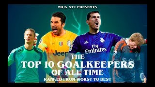 Top 10 Goalkeepers of All Time · RANKING Worst to Best · Who is the Greatest Goalkeeper in Football?