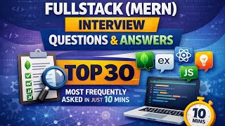 Full Stack (MERN) Interview Questions and Answers | MongoDB, Express, React, Node
