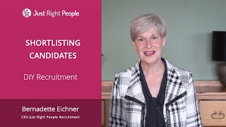 DIY Recruitment:  Shortlisting Candidates