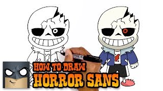How to Draw Horror Sans | Undertale (Art Tutorial)