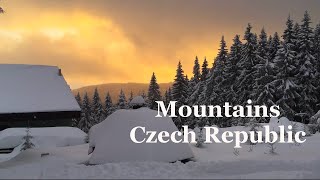 Mountains in the Czech Republic - Krkonoše. Pec pod Sněžkou and districts #pecpodsnezkou #skiresort