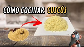 Cómo cocinar CUSCÚS - forma fácil de preparar cuscús ❤️  #recetasfaciles #cuscus #recetasveganas