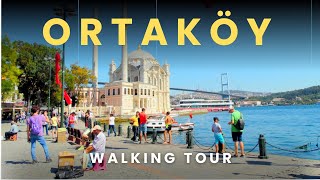 İstanbul Ortaköy 4K Walking Tour | Explore the Charming Streets, Cafés, and Bosphorus Views