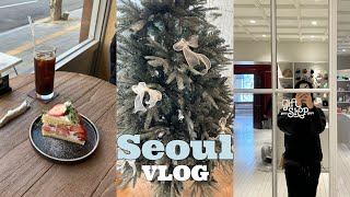 【韓国vlog 🇰🇷】 年末年始を韓国で過ごす| nyunyu新ショップ🎀 | グルメ| カフェ