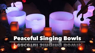432hz - Peaceful Crystal Singing Bowls | Sleep | Anxiety | Stress Relief | Meditation | Clarity