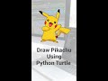 Pikachu using Python Turtle