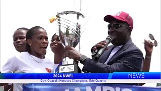 2024 NWFL:  Gov. Obaseki Honours Champions, Edo Queens