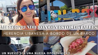 ME SORPRENDIERON CON ESTOS DETALLES/llovio en el camino-COMIDA HERENCIA LIBANESA A BORDO DE UN BARCO