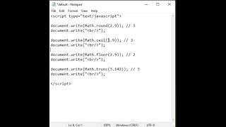 Math Object in JavaScript Part 3 - JavaScript #shorts 65 🚀