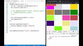 Event Delegation and Data Attributes in JavaScript