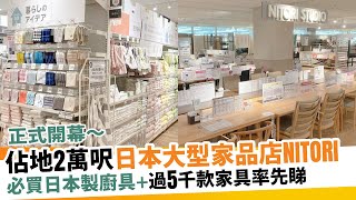 NITORI香港Megabox分店有2萬呎！即睇宜得利開幕優惠+必買家品＋地址｜新假期【假期購物車】