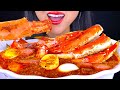 ASMR GIANT DESHELLED KING CRAB SEAFOOD BOIL | MUKBANG | ASMR Phan