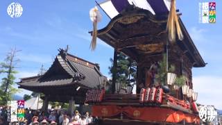 ②ながの祇園祭・東町屋台・善光寺山門答礼編