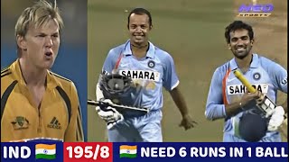 When ZAHEER KHAN & MURALI KARTIK Made INDIA Won| India vs Australia 2007 7th ODI Highlights 😱🔥